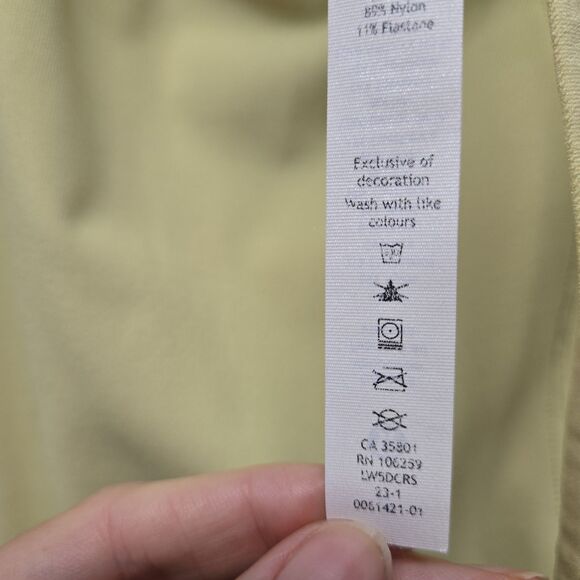 Lululemon Stretch High-Rise Jogger *Full Length sz 8 in Yellow Pull-On Pants EUC - Picture 11 of 14